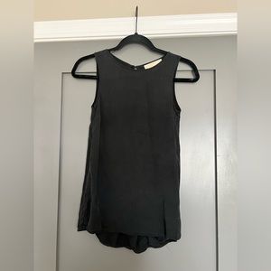 Michael Kors Black Open Back Tank Top